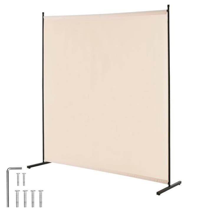 Privacy Scherm Modern Beige | 33% Korting, Huis en Inrichting, Woonaccessoires | Kamerschermen, Zo goed als nieuw, Ophalen of Verzenden