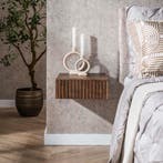 Nachtkastje Maud met 1 lade, set van 2 nachtkastjes, Minder dan 45 cm, Verzenden, Nieuw, 55 tot 70 cm