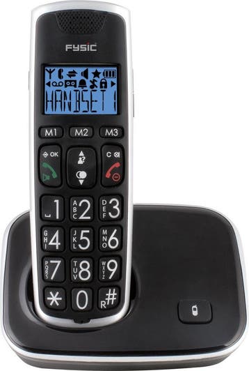 Huistelefoon senioren - Senioren telefoon - Vaste lijn - Zwa, Verzenden, Zo goed als nieuw