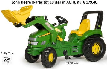 John Deere X-Trac Beugel + Voorlader 046638 Rolly Toys ACTIE, Kinderen en Baby's, Speelgoed | Buiten | Voertuigen en Loopfietsen