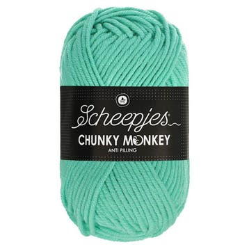 Scheepjes Chunky Monkey - 1422 aqua - Acryl Garen, Ophalen of Verzenden, Nieuw