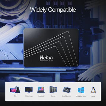Netac 2.5" SATA III SSD - Snelle Interne Harde Schijf voor L, Computers en Software, Harde schijven, Verzenden, Nieuw