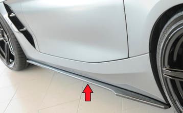 Side skirt aanzetstuk | geschikt voor BMW | Z4 Roadster 2019, Auto-onderdelen, Carrosserie en Plaatwerk, Verzenden, Nieuw, BMW