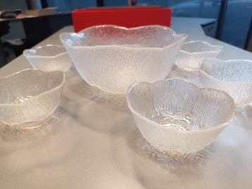 cristal darques - Tafelservies voor 6 (7) - marina - Glas -
