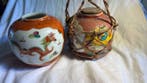 vintage handbeschilderd Jingdezhen porseleinen gemberpot met