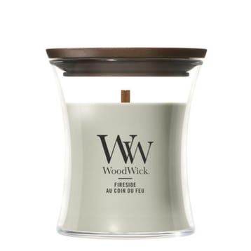 WoodWick Fireside Mini Candle - 85gr, Ophalen of Verzenden, Nieuw, Overige typen