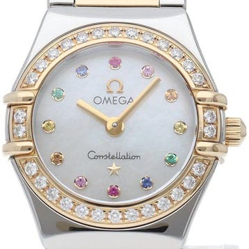 Omega - Constellation Mini My Choice Iris 0.9 Diamond Bezel, Nieuw