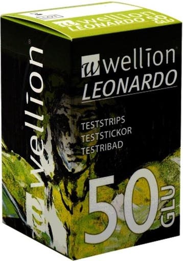 Wellion Leonardo teststrips glucose (50 strips), Verzenden, Nieuw