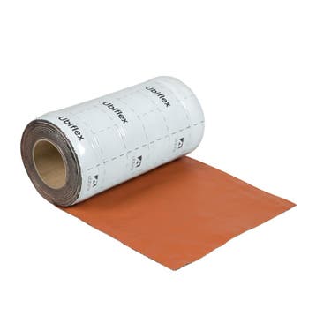 Ubiflex Finio Loodvervanger 300mm x 5m rood, Doe-het-zelf en Verbouw, Ophalen of Verzenden, Nieuw