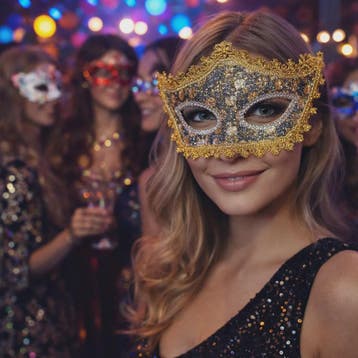 Luxe Venetiaans Masker - Half Gezicht Feest & Festival Acces, Verzenden, Nieuw