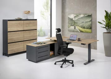 Pulse dressoirkast, 155x160x44cm, natuur eiken, Huis en Inrichting, Ophalen of Verzenden, Nieuw