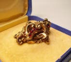 Zonder minimumprijs - Broche - 12 kt. Geel goud - 0.50ct.