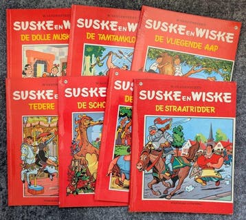 Suske en Wiske VK 83 t/m 89 - 7 Album - Eerste druk -, Nieuw