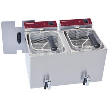 Diamond | FRYERS LINE | Dubbele Friteuse | Elektrisch | 8+8L, Ophalen of Verzenden, Nieuw in verpakking