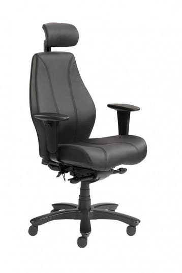 Manhattan Beta XL Leder - Ergonomische 24-uurs Bureaustoel, Verzenden, Nieuw
