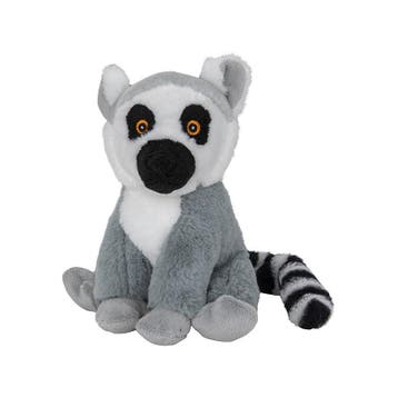Pluche ringstaart maki knuffel - 21 cm - zacht cadeau, Verzenden, Nieuw