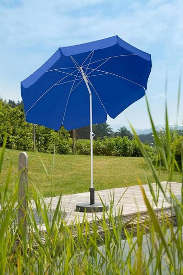Schneider Parasol Ibiza, terracotta, rond, 240 cm, 681-05..., Verzenden, Nieuw