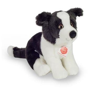 Border Collie knuffel - pluche hond - zwart/wit - 25 cm, Verzenden, Nieuw