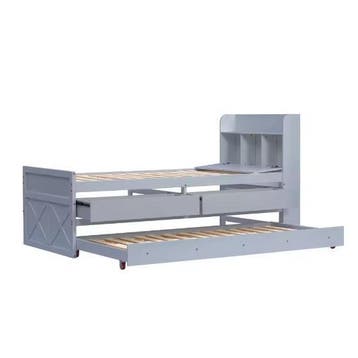 Kinderbed met Nachtkastje en USB, Huis en Inrichting, Verzenden, Nieuw