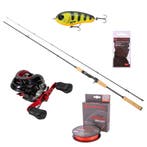 Ultimate Cast Special Cork Pike Baitcaster Hengelset 2.00m, Verzenden, Nieuw