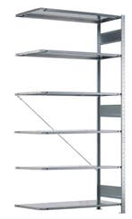Meta clip legbordstelling 250x130x60cm, gebruikt -, Zakelijke goederen, Kantoor en Winkelinrichting | Magazijn, Stelling en Opslag