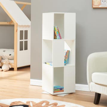 Boekenkast Fjelmarirg 109x34x34 cm wit [en.casa], Huis en Inrichting, Kasten | Boekenkasten, Verzenden, Nieuw