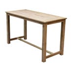Bartafel 240x80xH105 cm teakhout, Ophalen of Verzenden, Nieuw, Teakhout