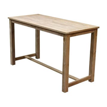 Bartafel 240x80xH105 cm teakhout, Ophalen of Verzenden, Nieuw, Teakhout