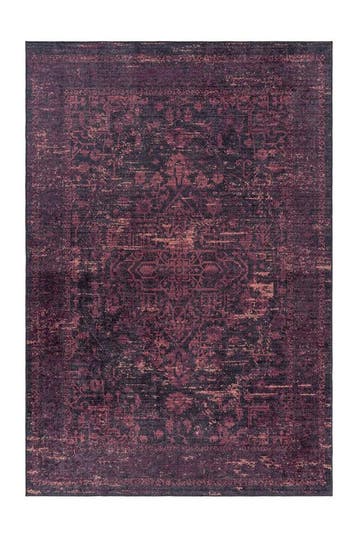 Wasbaar Vloerkleed | Fiesta | Verweerd | Rood | 80x150 cm, Verzenden, Nieuw