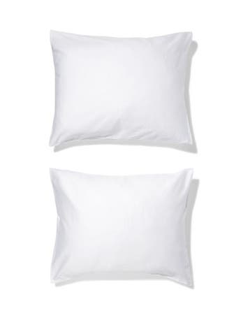 HEMA Kussenslopen 60x70cm hotel katoen percal wit - 2 stuks, Verzenden, Nieuw, Wit