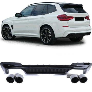 Diffuser performance look glanzend zwart met sierstukken ..., Verzenden, Nieuw