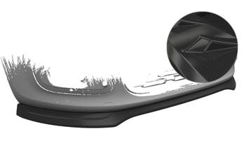 Cup spoilerlip met ABE voor Fiat Panda 3 (Type 312/319) CSL7, Verzenden, Nieuw