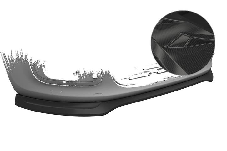 Cup spoilerlip met ABE voor Fiat Panda 3 (Type 312/319) CSL7, Auto-onderdelen, Carrosserie en Plaatwerk, Nieuw, Verzenden
