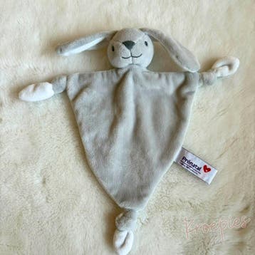 PRENATAL knuffeldoekje konijn grijs, Verzenden, Nieuw
