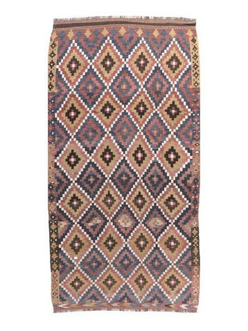 Oud Anatolië-kilim - Tapijt - 387 cm - 201 cm, Nieuw