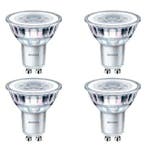 Led spot GU10 | Philips | 4 stuks (3.5W, 265lm, 3000K), Verzenden, Nieuw