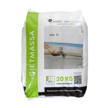 R Floorzz Gietmassa C 20kg | Gietdekvloermortel, Verzenden, Nieuw