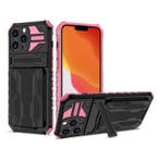 iPhone 13 Pro Max - Armor Card Slot Hoesje met Kickstand -, Verzenden, Nieuw