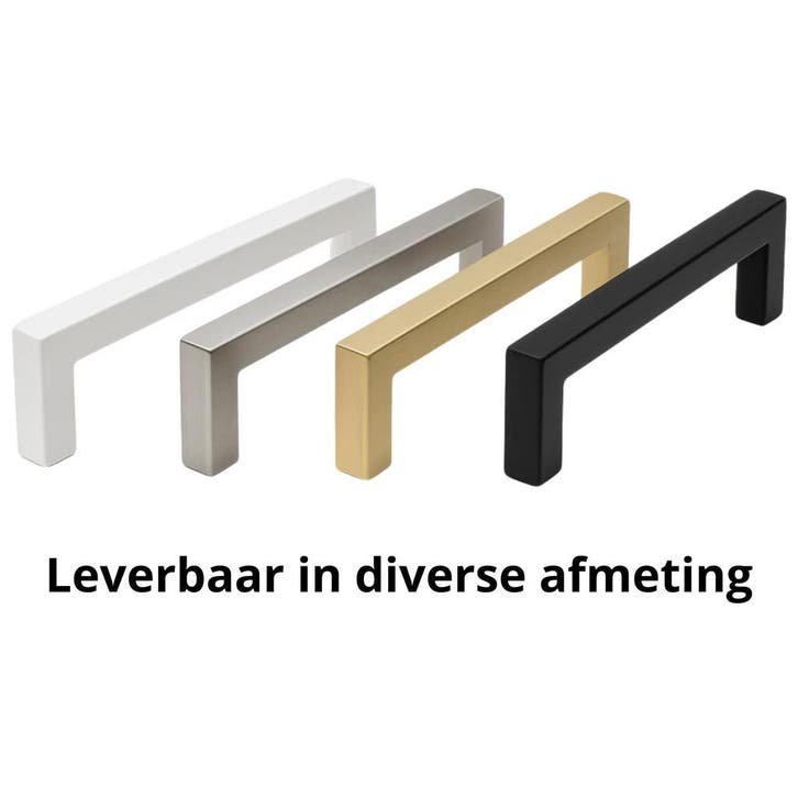 Keukengrepen / Handgrepen Dallas | Zwart Goud RVS Wit, Huis en Inrichting, Keuken | Keukenelementen, Wit, Zwart, Overige kleuren