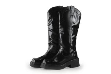 Bronx Cowboy laarzen in maat 41 Zwart, Kleding | Dames, Schoenen, Bronx, Verzenden, Zwart, Zo goed als nieuw