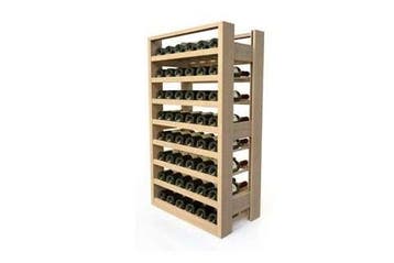 Wijnrek Hout | 8 Houten Legborden | 48 Flessen | 630x360x..., Verzenden, Nieuw in verpakking