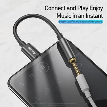 Baseus USB-C naar 3.5mm Audio Adapter Kabel - Hoge Kwaliteit, Verzenden, Nieuw