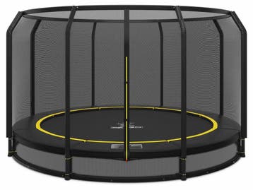 Ingraaf Trampoline Magic Circle Pro Black 427 cm met, Ophalen of Verzenden, Nieuw