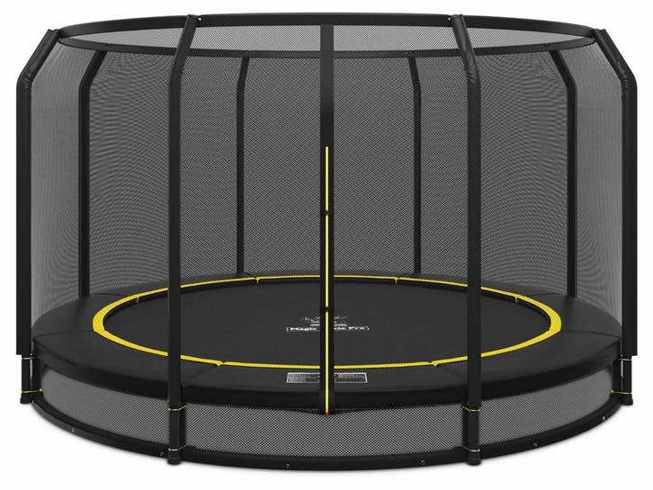 Ingraaf Trampoline Magic Circle Pro Black 427 cm met, Kinderen en Baby's, Speelgoed | Buiten | Trampolines, Nieuw, Ophalen of Verzenden