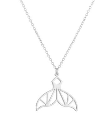 Fako Bijoux - Ketting Met Hanger - Stainless Steel - RVS -, Verzenden, Nieuw