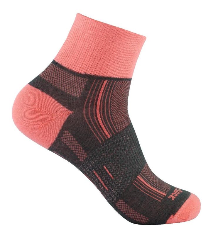 Wrightsock Stride Quarter  Blush - 37-41, Sport en Fitness, Bergsport en Wandelen, Kleding, Nieuw, Verzenden
