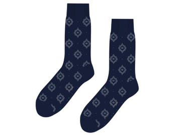 SQOTTON® - Naadloze sokken - Ruit/Rond, Verzenden, Nieuw
