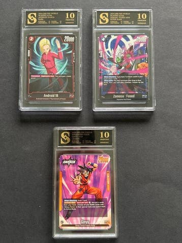 Bandai - 3 Graded card - Dragon Ball - Zamasu - SGC 10, Nieuw