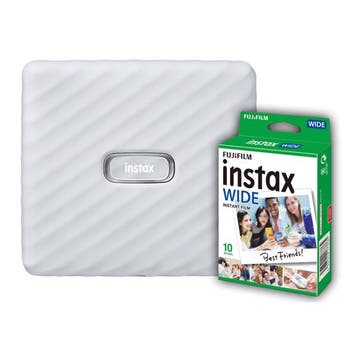 Fujifilm Instax Wide Link White incl. 10 fotos, Ophalen of Verzenden, Nieuw
