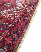 Groot Perzisch tapijt Heriz 342x245 wollen vloerkleed iran, 200 cm of meer, Zo goed als nieuw, 200 cm of meer, Groot perzisch tapijt wollen vloerkleed handgeknoopt iran